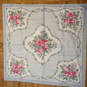 🌸 Floral Print Scarf in Pink and Blue (3 for $25)